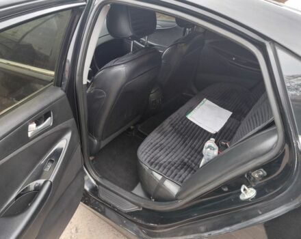 Черный Хендай Соната, объемом двигателя 2 л и пробегом 200 тыс. км за 7000 $, фото 5 на Automoto.ua