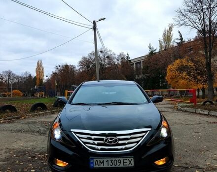 Чорний Хендай Соната, об'ємом двигуна 2 л та пробігом 216 тис. км за 7650 $, фото 2 на Automoto.ua