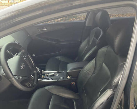 Черный Хендай Соната, объемом двигателя 2 л и пробегом 330 тыс. км за 7400 $, фото 8 на Automoto.ua