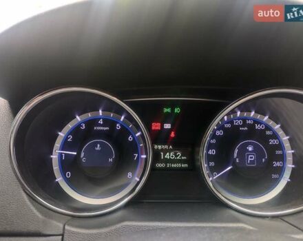 Черный Хендай Соната, объемом двигателя 2 л и пробегом 216 тыс. км за 7499 $, фото 7 на Automoto.ua