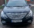 Черный Хендай Соната, объемом двигателя 2.4 л и пробегом 279 тыс. км за 7900 $, фото 1 на Automoto.ua