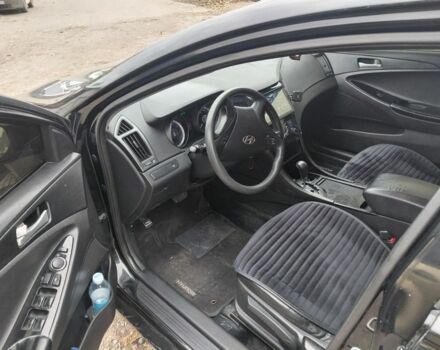 Черный Хендай Соната, объемом двигателя 2 л и пробегом 200 тыс. км за 7000 $, фото 4 на Automoto.ua