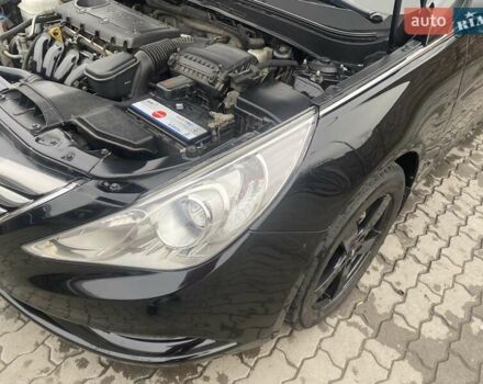 Черный Хендай Соната, объемом двигателя 2.4 л и пробегом 97 тыс. км за 10700 $, фото 21 на Automoto.ua