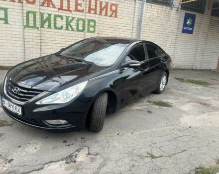 Черный Хендай Соната, объемом двигателя 2 л и пробегом 170 тыс. км за 6100 $, фото 3 на Automoto.ua