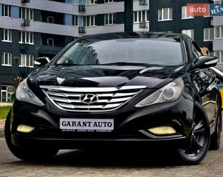 Черный Хендай Соната, объемом двигателя 2.4 л и пробегом 177 тыс. км за 7999 $, фото 9 на Automoto.ua