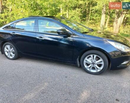 Черный Хендай Соната, объемом двигателя 2.36 л и пробегом 118 тыс. км за 9600 $, фото 21 на Automoto.ua