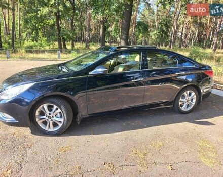 Черный Хендай Соната, объемом двигателя 2.36 л и пробегом 118 тыс. км за 9600 $, фото 107 на Automoto.ua