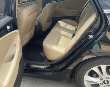 Черный Хендай Соната, объемом двигателя 2.36 л и пробегом 212 тыс. км за 9700 $, фото 9 на Automoto.ua