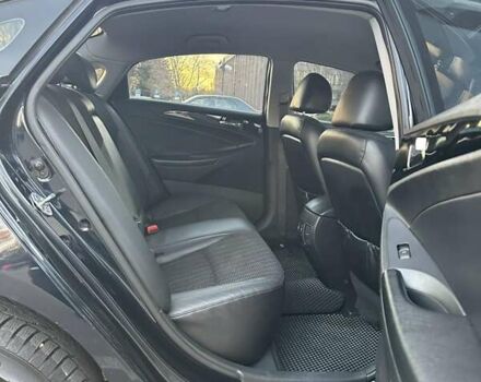 Черный Хендай Соната, объемом двигателя 2 л и пробегом 216 тыс. км за 8750 $, фото 14 на Automoto.ua