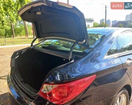 Черный Хендай Соната, объемом двигателя 2.36 л и пробегом 118 тыс. км за 9600 $, фото 92 на Automoto.ua