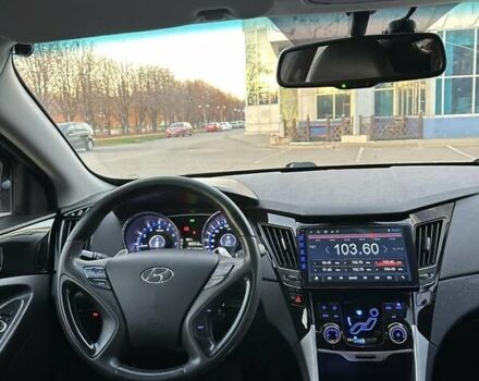 Черный Хендай Соната, объемом двигателя 2 л и пробегом 216 тыс. км за 8750 $, фото 18 на Automoto.ua