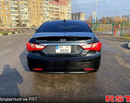 Черный Хендай Соната, объемом двигателя 2.4 л и пробегом 200 тыс. км за 7600 $, фото 4 на Automoto.ua