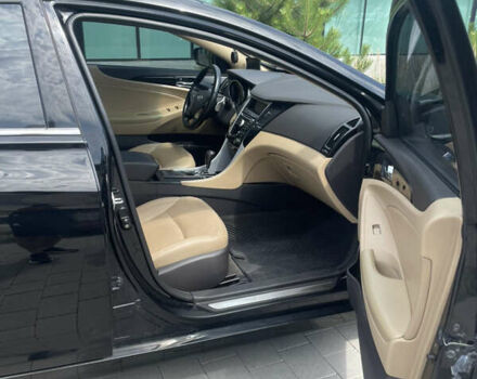 Черный Хендай Соната, объемом двигателя 2.36 л и пробегом 212 тыс. км за 9700 $, фото 7 на Automoto.ua