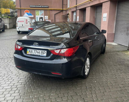 Чорний Хендай Соната, об'ємом двигуна 2.4 л та пробігом 108 тис. км за 12500 $, фото 1 на Automoto.ua