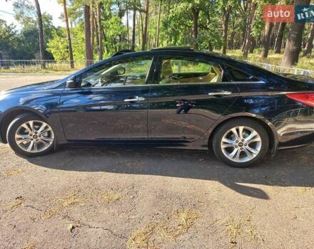 Черный Хендай Соната, объемом двигателя 2.36 л и пробегом 118 тыс. км за 9600 $, фото 116 на Automoto.ua