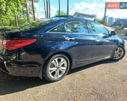 Черный Хендай Соната, объемом двигателя 2.36 л и пробегом 118 тыс. км за 9600 $, фото 106 на Automoto.ua