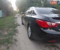 Черный Хендай Соната, объемом двигателя 2 л и пробегом 176 тыс. км за 8700 $, фото 4 на Automoto.ua