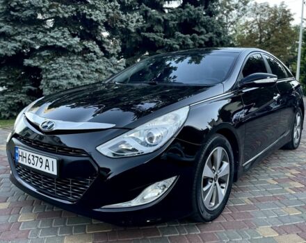 Черный Хендай Соната, объемом двигателя 2 л и пробегом 215 тыс. км за 9500 $, фото 2 на Automoto.ua