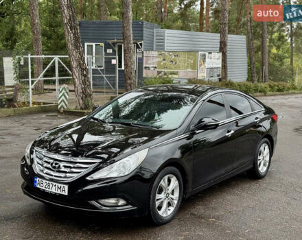 Черный Хендай Соната, объемом двигателя 2 л и пробегом 118 тыс. км за 10500 $, фото 7 на Automoto.ua