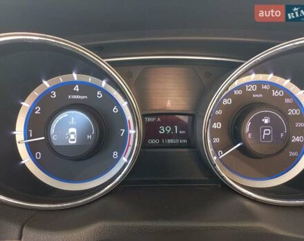 Черный Хендай Соната, объемом двигателя 2.36 л и пробегом 118 тыс. км за 9600 $, фото 62 на Automoto.ua