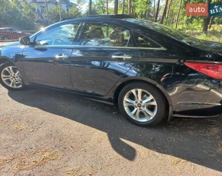 Черный Хендай Соната, объемом двигателя 2.36 л и пробегом 118 тыс. км за 9600 $, фото 115 на Automoto.ua