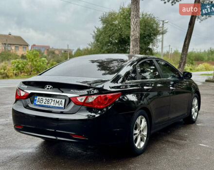 Черный Хендай Соната, объемом двигателя 2 л и пробегом 118 тыс. км за 9500 $, фото 1 на Automoto.ua