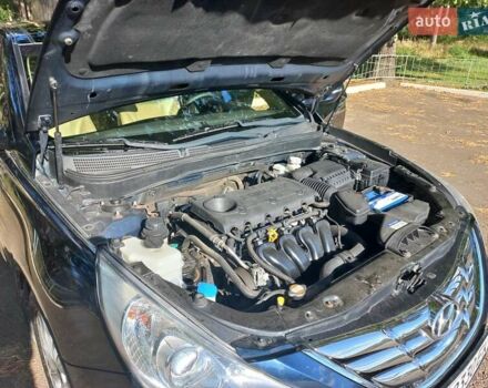 Черный Хендай Соната, объемом двигателя 2.36 л и пробегом 118 тыс. км за 9600 $, фото 91 на Automoto.ua