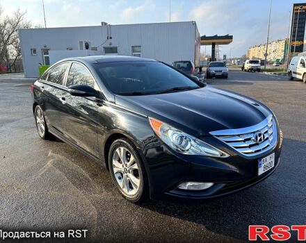 Черный Хендай Соната, объемом двигателя 2.4 л и пробегом 200 тыс. км за 7600 $, фото 2 на Automoto.ua
