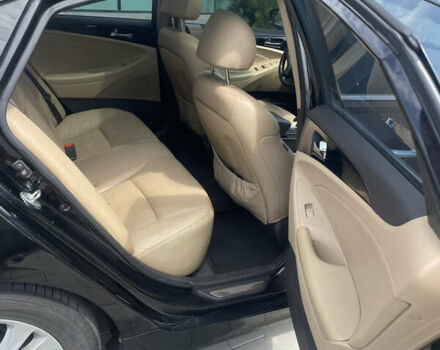 Черный Хендай Соната, объемом двигателя 2.36 л и пробегом 212 тыс. км за 9700 $, фото 8 на Automoto.ua