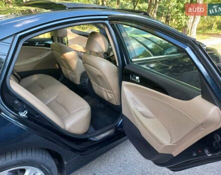 Черный Хендай Соната, объемом двигателя 2.36 л и пробегом 118 тыс. км за 9600 $, фото 19 на Automoto.ua