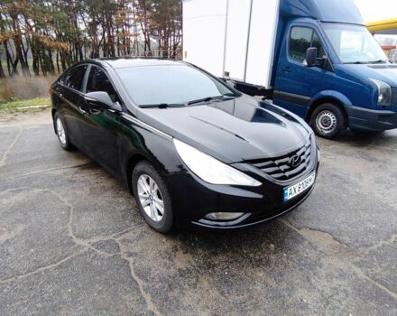 Черный Хендай Соната, объемом двигателя 2 л и пробегом 292 тыс. км за 7000 $, фото 2 на Automoto.ua