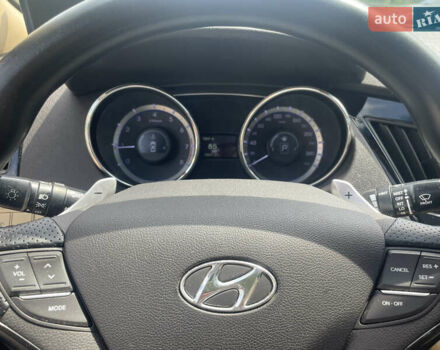 Черный Хендай Соната, объемом двигателя 2.36 л и пробегом 212 тыс. км за 9700 $, фото 13 на Automoto.ua