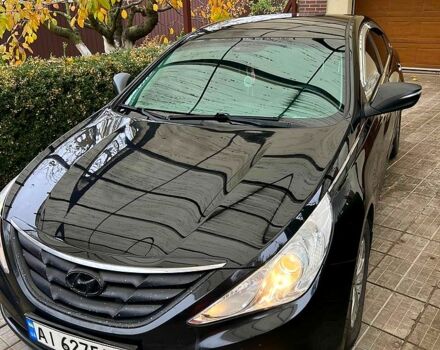 Чорний Хендай Соната, об'ємом двигуна 2 л та пробігом 215 тис. км за 9199 $, фото 2 на Automoto.ua