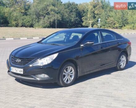 Черный Хендай Соната, объемом двигателя 2 л и пробегом 180 тыс. км за 7500 $, фото 5 на Automoto.ua