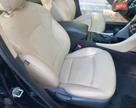 Черный Хендай Соната, объемом двигателя 2.36 л и пробегом 118 тыс. км за 9600 $, фото 16 на Automoto.ua