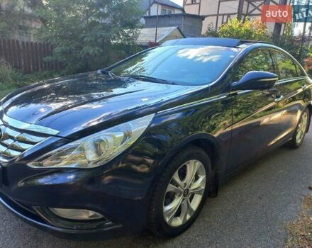 Черный Хендай Соната, объемом двигателя 2.36 л и пробегом 118 тыс. км за 9600 $, фото 3 на Automoto.ua