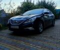 Черный Хендай Соната, объемом двигателя 2 л и пробегом 380 тыс. км за 7350 $, фото 1 на Automoto.ua