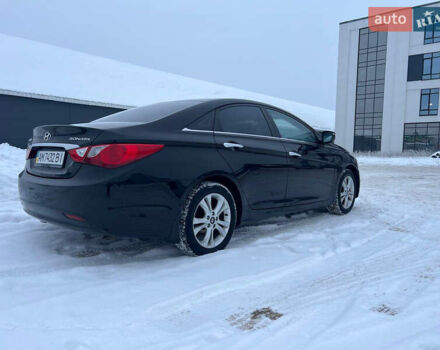 Черный Хендай Соната, объемом двигателя 2 л и пробегом 177 тыс. км за 8499 $, фото 3 на Automoto.ua