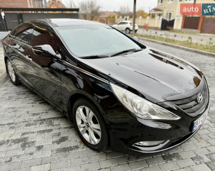 Черный Хендай Соната, объемом двигателя 2.4 л и пробегом 188 тыс. км за 12000 $, фото 12 на Automoto.ua