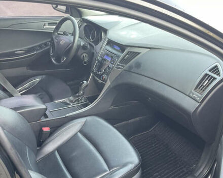 Черный Хендай Соната, объемом двигателя 2 л и пробегом 200 тыс. км за 6800 $, фото 19 на Automoto.ua