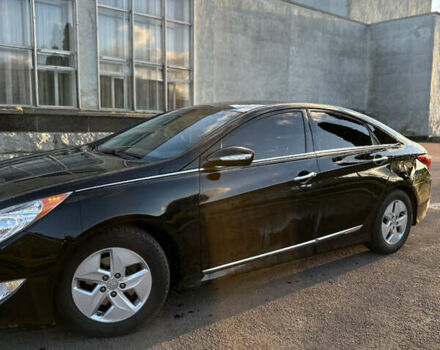 Черный Хендай Соната, объемом двигателя 2.36 л и пробегом 243 тыс. км за 8500 $, фото 5 на Automoto.ua
