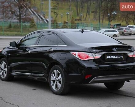Черный Хендай Соната, объемом двигателя 2.36 л и пробегом 196 тыс. км за 9800 $, фото 3 на Automoto.ua