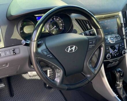 Черный Хендай Соната, объемом двигателя 2.4 л и пробегом 198 тыс. км за 8990 $, фото 15 на Automoto.ua