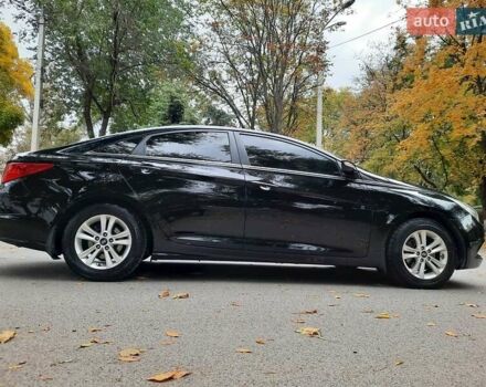 Черный Хендай Соната, объемом двигателя 2.4 л и пробегом 185 тыс. км за 8999 $, фото 9 на Automoto.ua