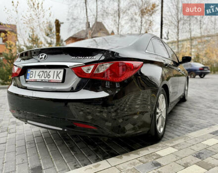 Черный Хендай Соната, объемом двигателя 2.4 л и пробегом 188 тыс. км за 12000 $, фото 10 на Automoto.ua