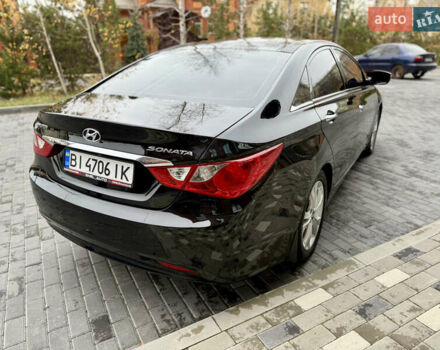 Черный Хендай Соната, объемом двигателя 2.4 л и пробегом 188 тыс. км за 12000 $, фото 9 на Automoto.ua