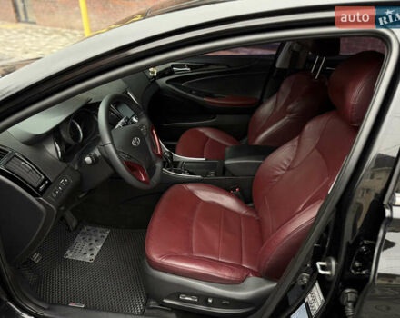 Черный Хендай Соната, объемом двигателя 2.4 л и пробегом 188 тыс. км за 12000 $, фото 20 на Automoto.ua