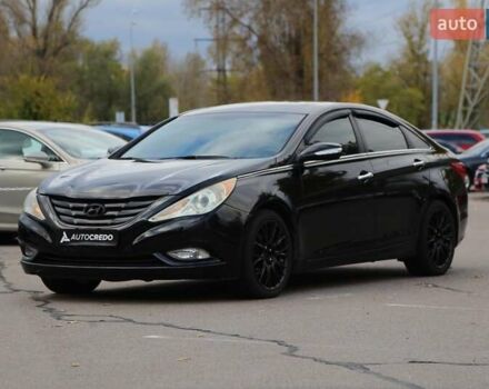 Хендай Соната 2012 в Киеве на Automoto.ua Черный Хендай Соната, объемом двигателя 2 л и пробегом 180 тыс. км за 9000 $, фото 2 на Automoto.ua