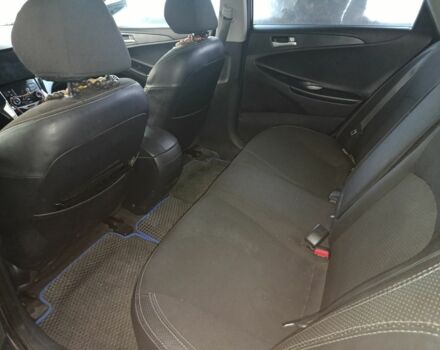 Черный Хендай Соната, объемом двигателя 2 л и пробегом 166 тыс. км за 9500 $, фото 3 на Automoto.ua