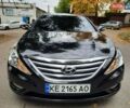Черный Хендай Соната, объемом двигателя 2.4 л и пробегом 185 тыс. км за 8999 $, фото 1 на Automoto.ua